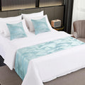 AMBERIS Bed Runners & Scarves, Modern Style Bed Scarf No Fading Soft (Pillowcases Sold Separately)