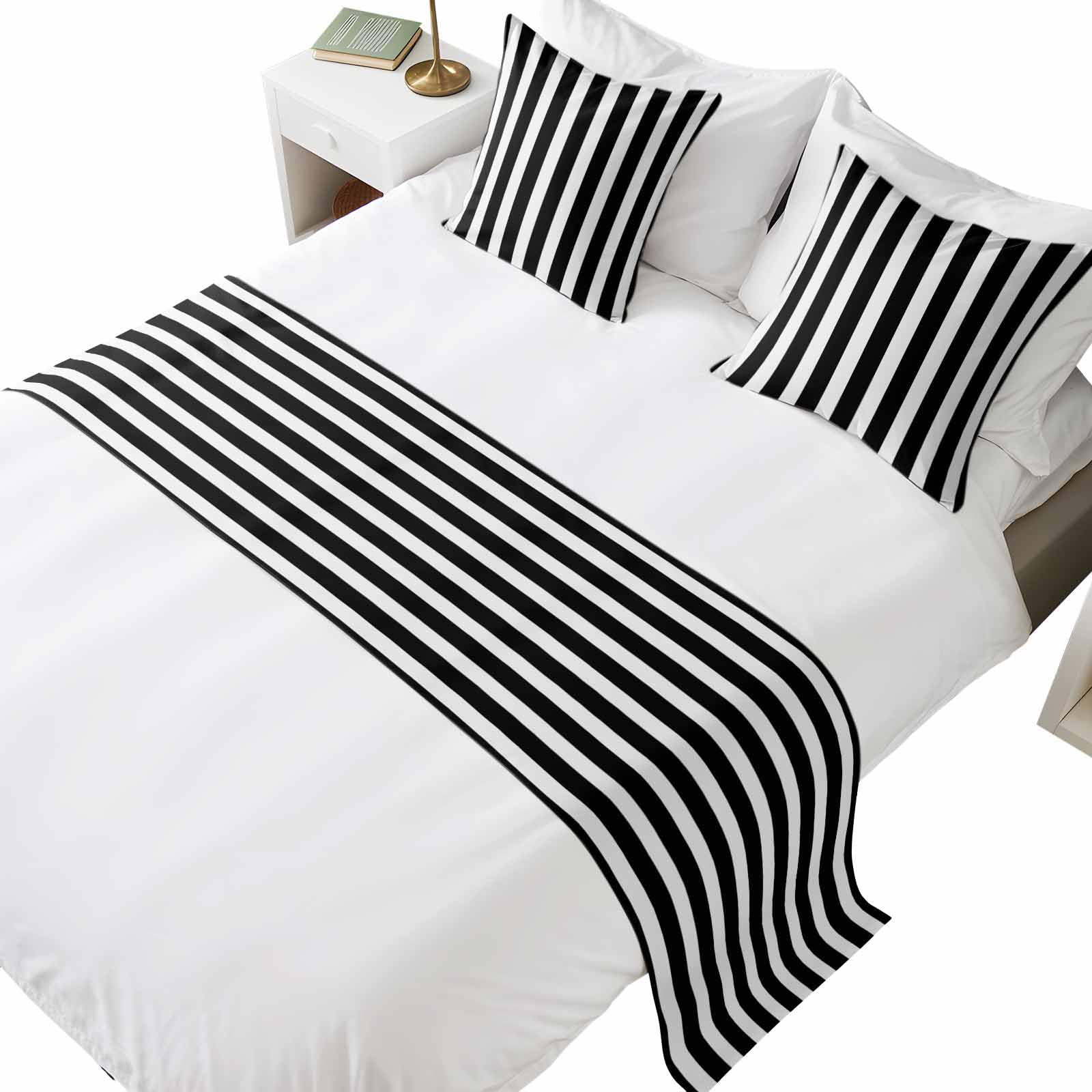 Sage Green Bed Runners for King Size Beds Farmhouse Bed Scarf Matching Decorative Throw Pillow Covers Modern Minimalism Solid Color Art Hotel Beds End Blanket Towel Soft Bedspread Protection