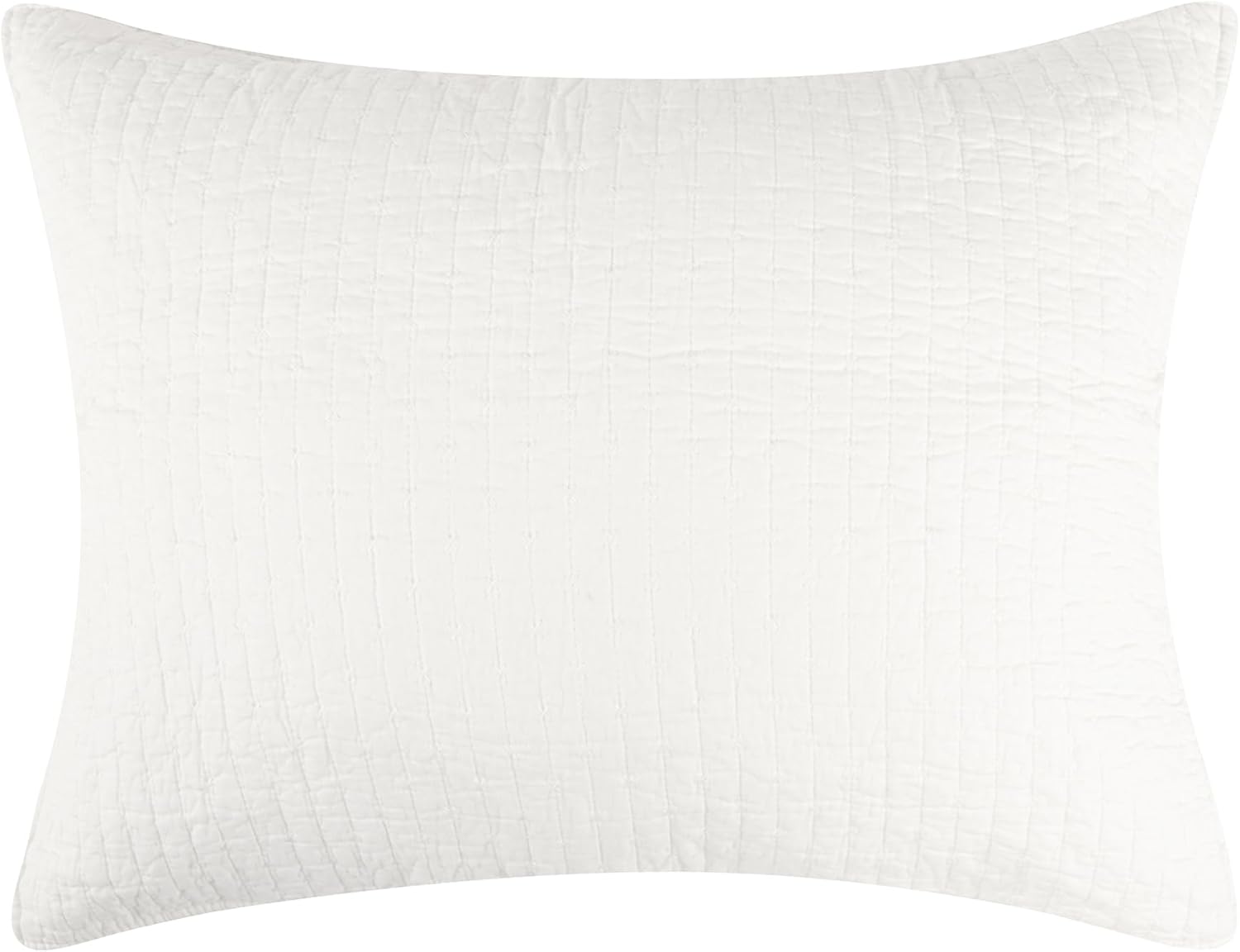 Levtex Home - Cross Stitch - Standard Sham - Forest Green - Sham (26x20in.) - Cotton