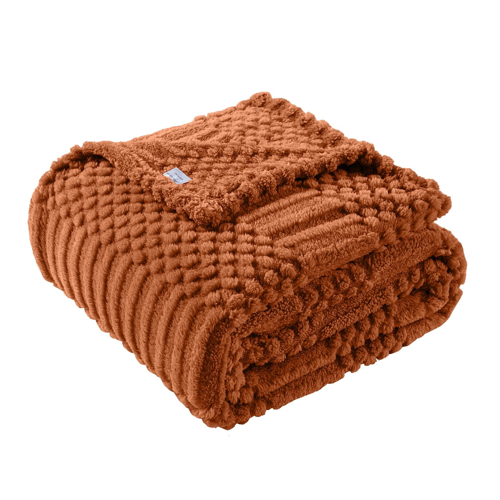 50x70 Inch Rust Throw Blanket