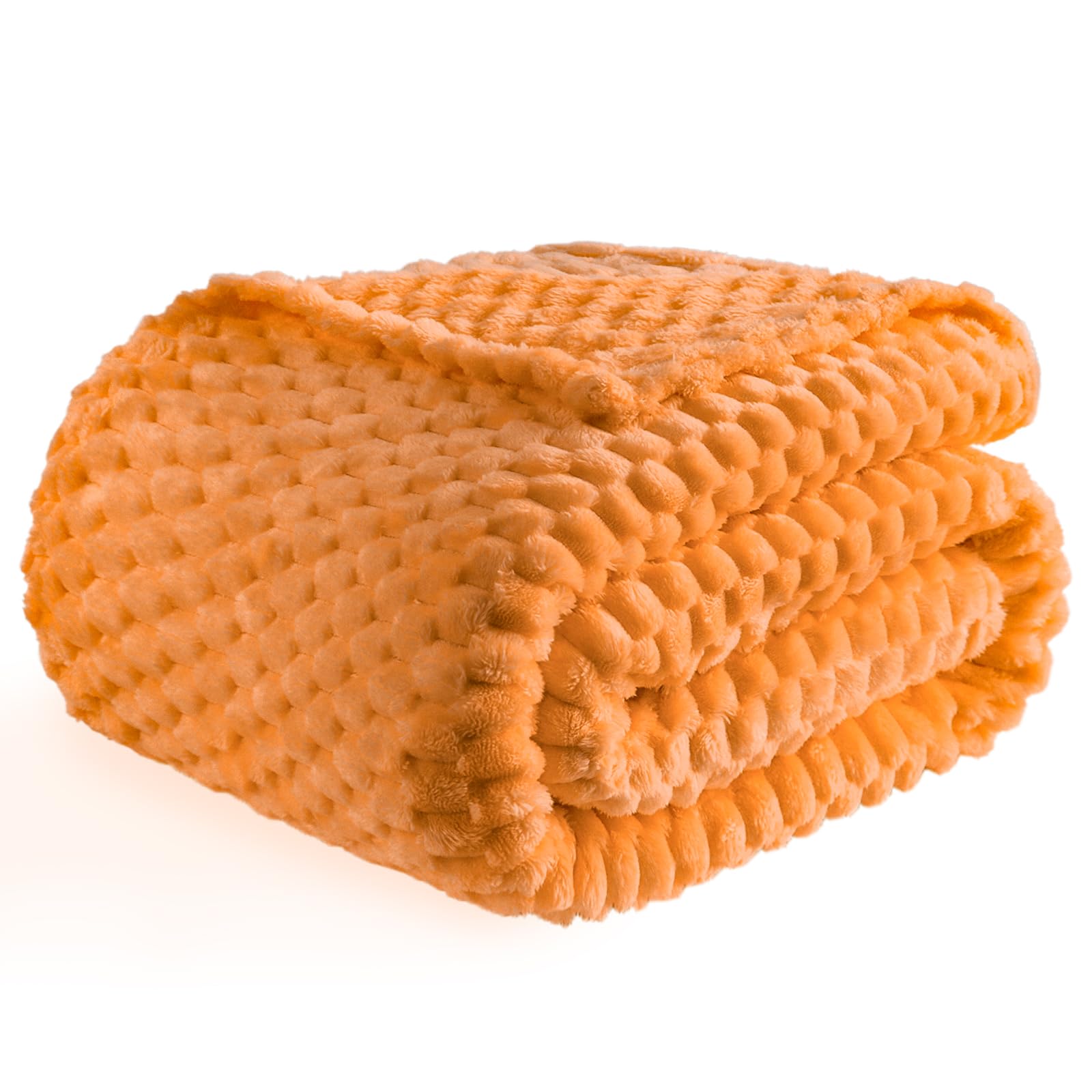 Bnuitland Light Yellow Flannel Throw Blanket (50X40 inches), 300 GSM Fleece Cozy Warm Soft Lightweight Bed Sofa Blanket for Babys and Pets, Suitable for All Seasons