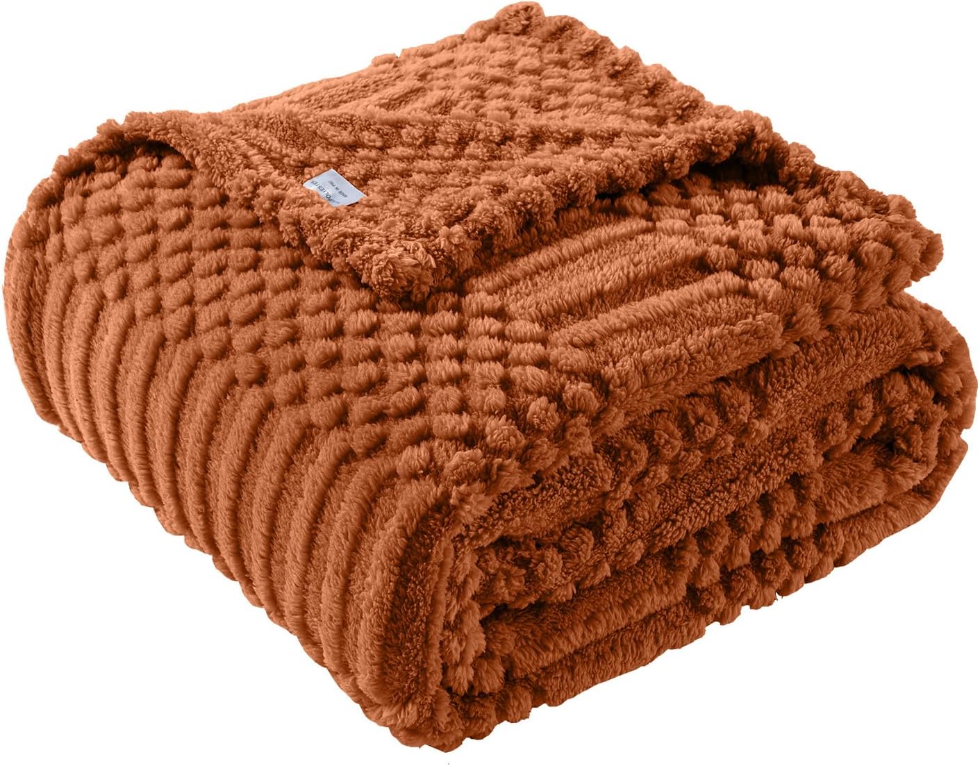 50x70 Inch Rust Throw Blanket