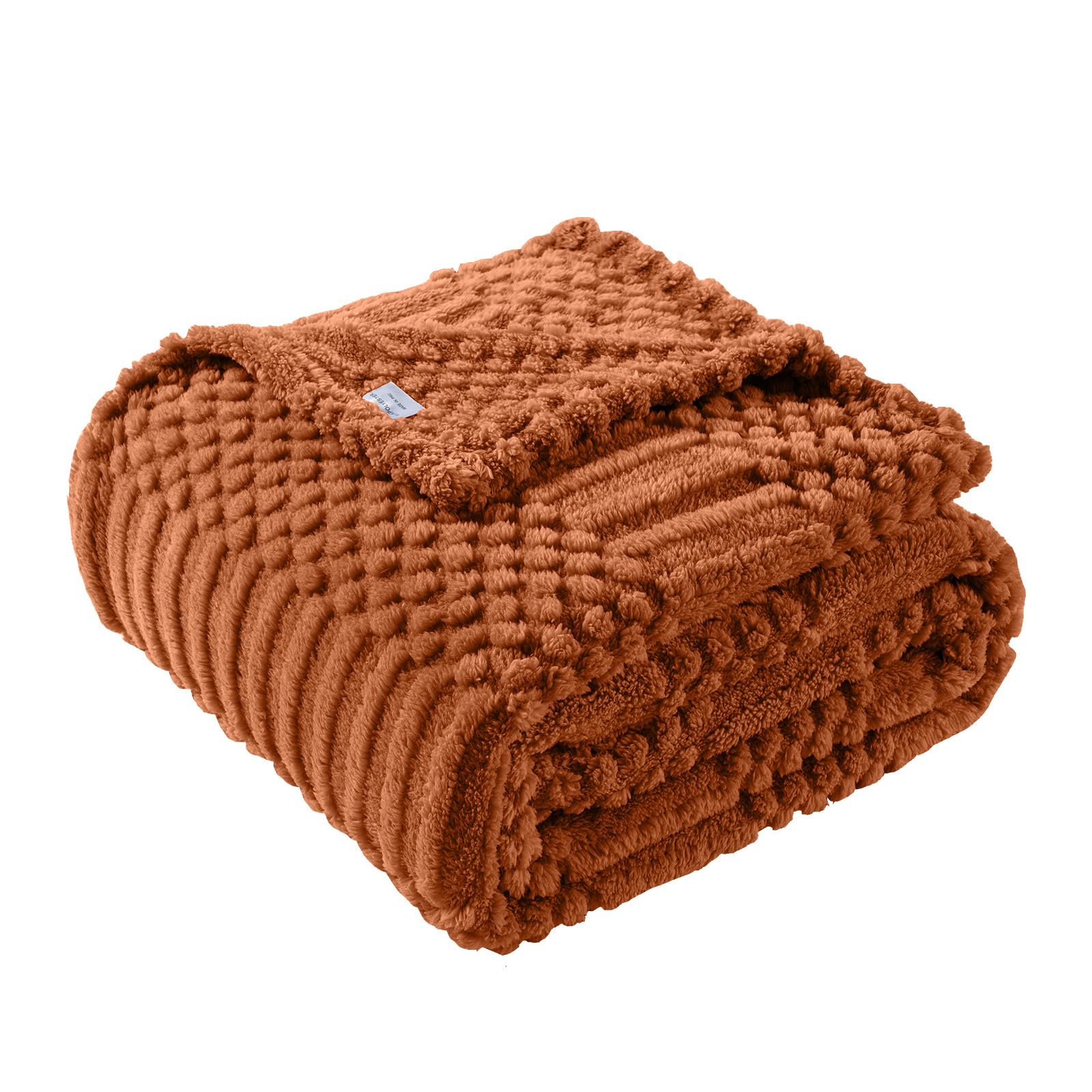 50x70 Inch Rust Throw Blanket