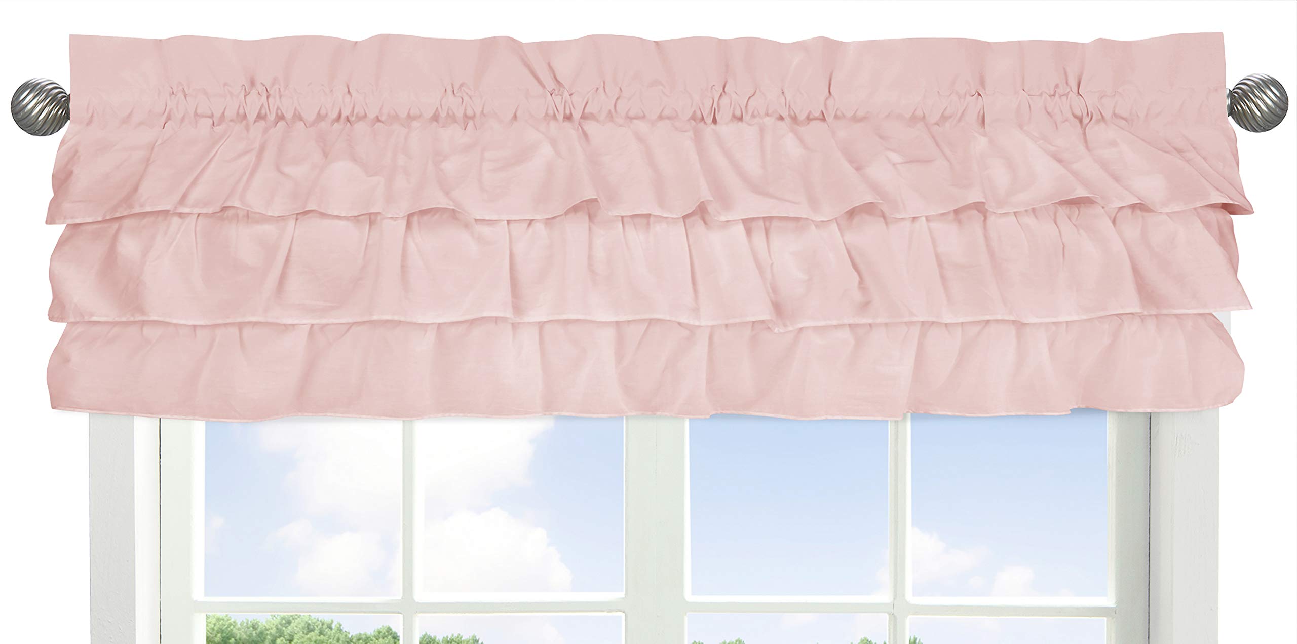 Sweet Jojo Designs Window Valance - White Eyelet