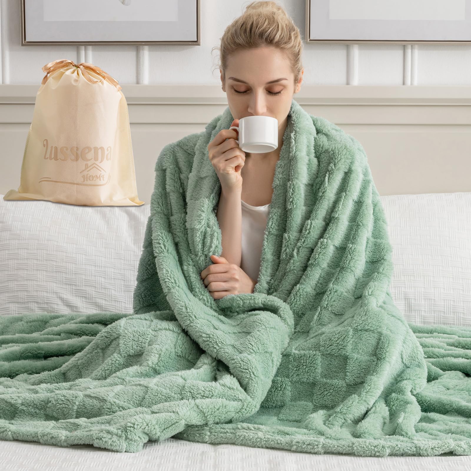 50x70 Inch Rust Throw Blanket