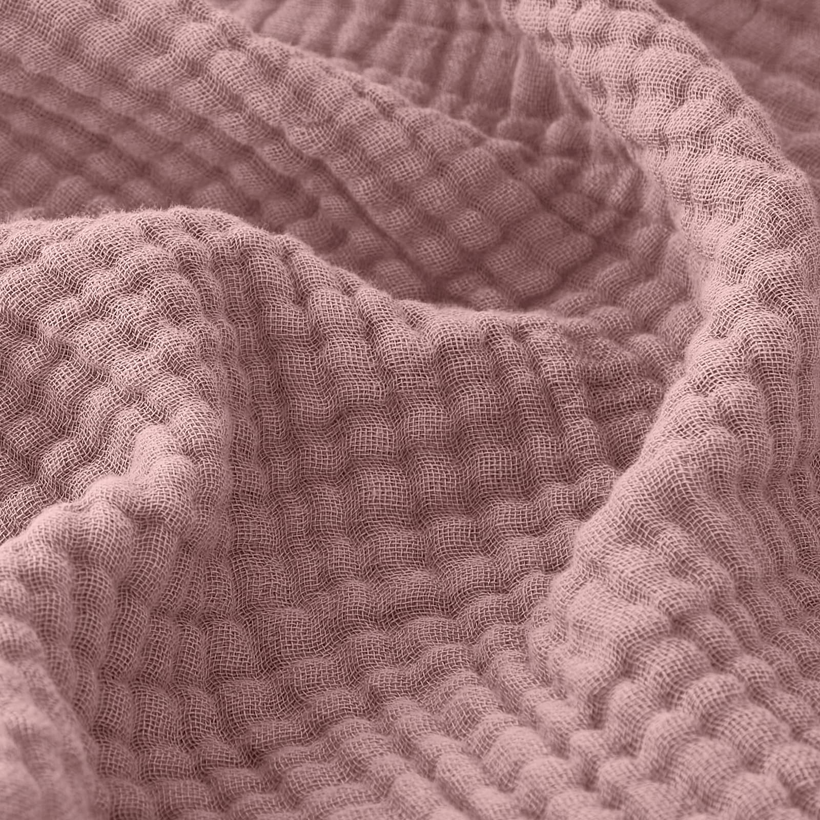 EMME Muslin Throw Blanket for Adults 100% Cotton Blankets for Couch 4-Layer Summer Breathable Gauze All Season Soft and Lightweight Pre-Washed (Teal, 50"x71")