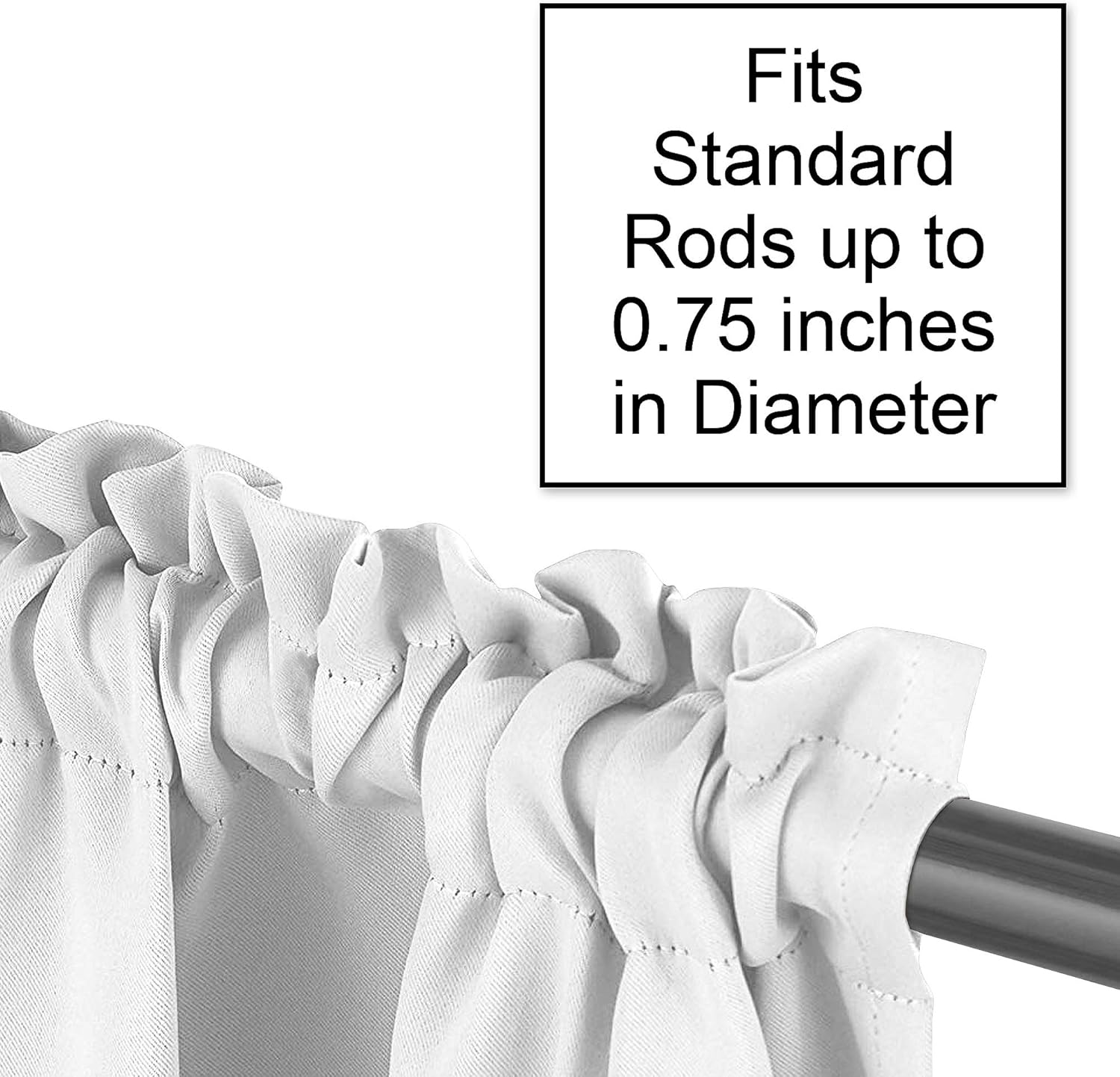 Sweet Jojo Designs Window Valance - White Eyelet