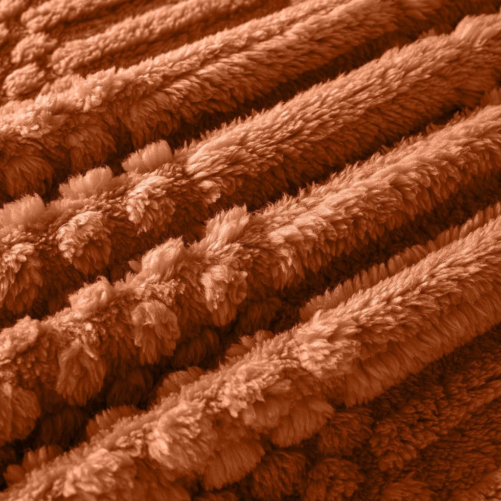 50x70 Inch Rust Throw Blanket