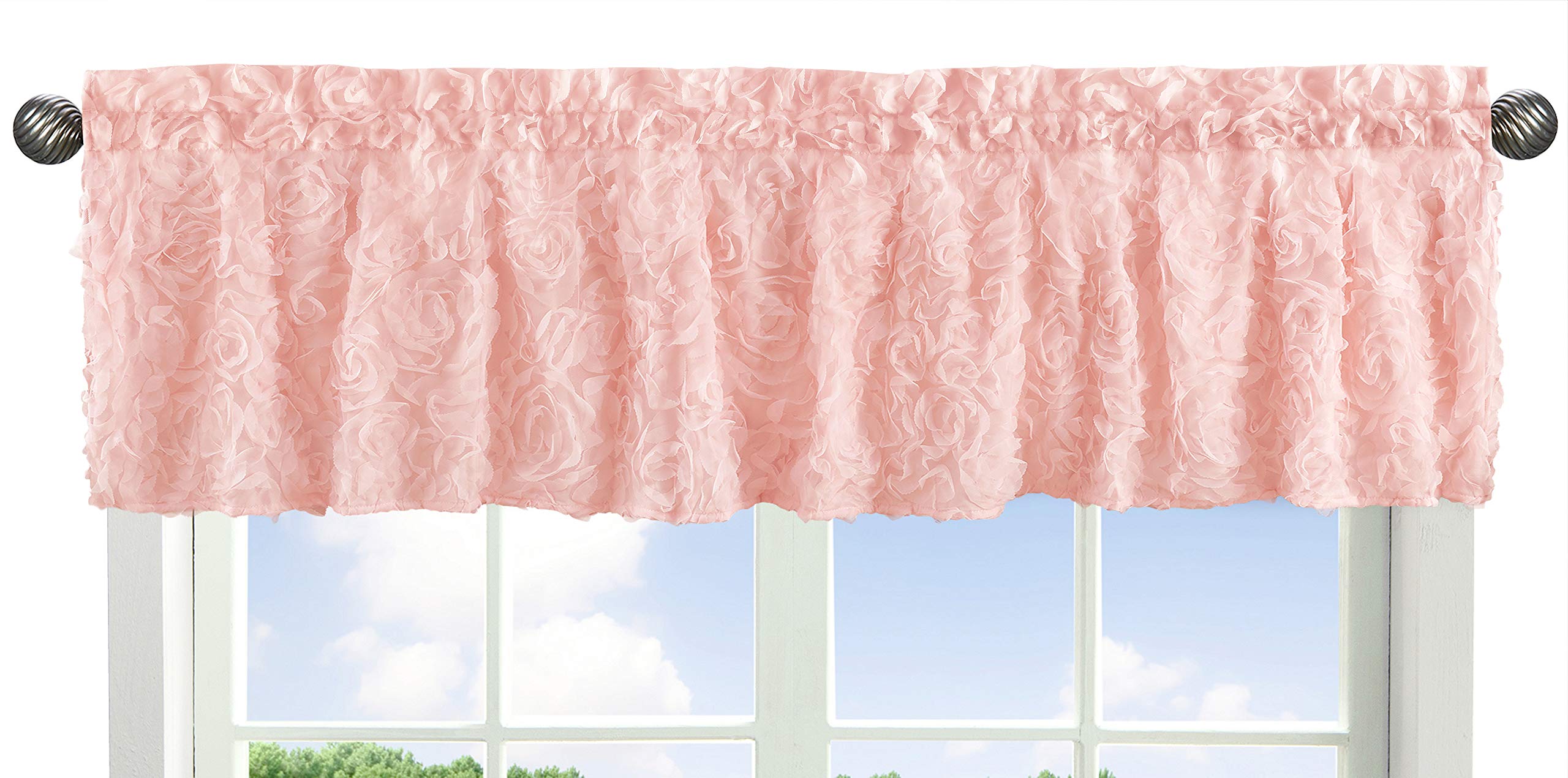 Sweet Jojo Designs Window Valance - White Eyelet