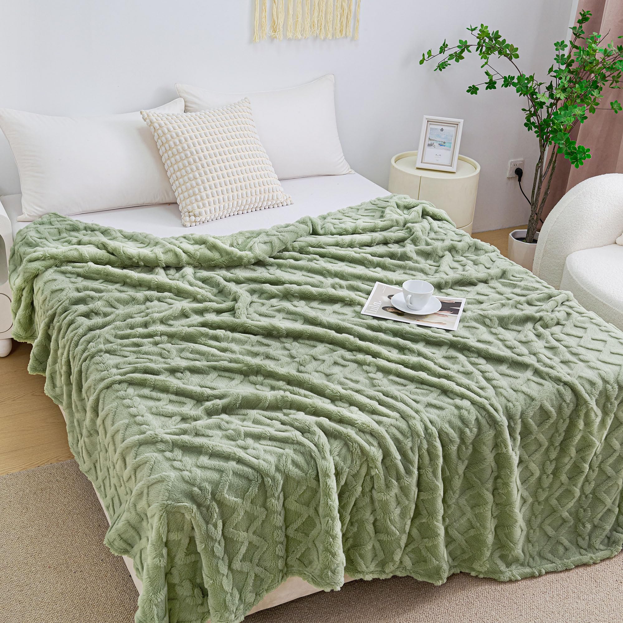 Aganear Fleece Throw Blanket