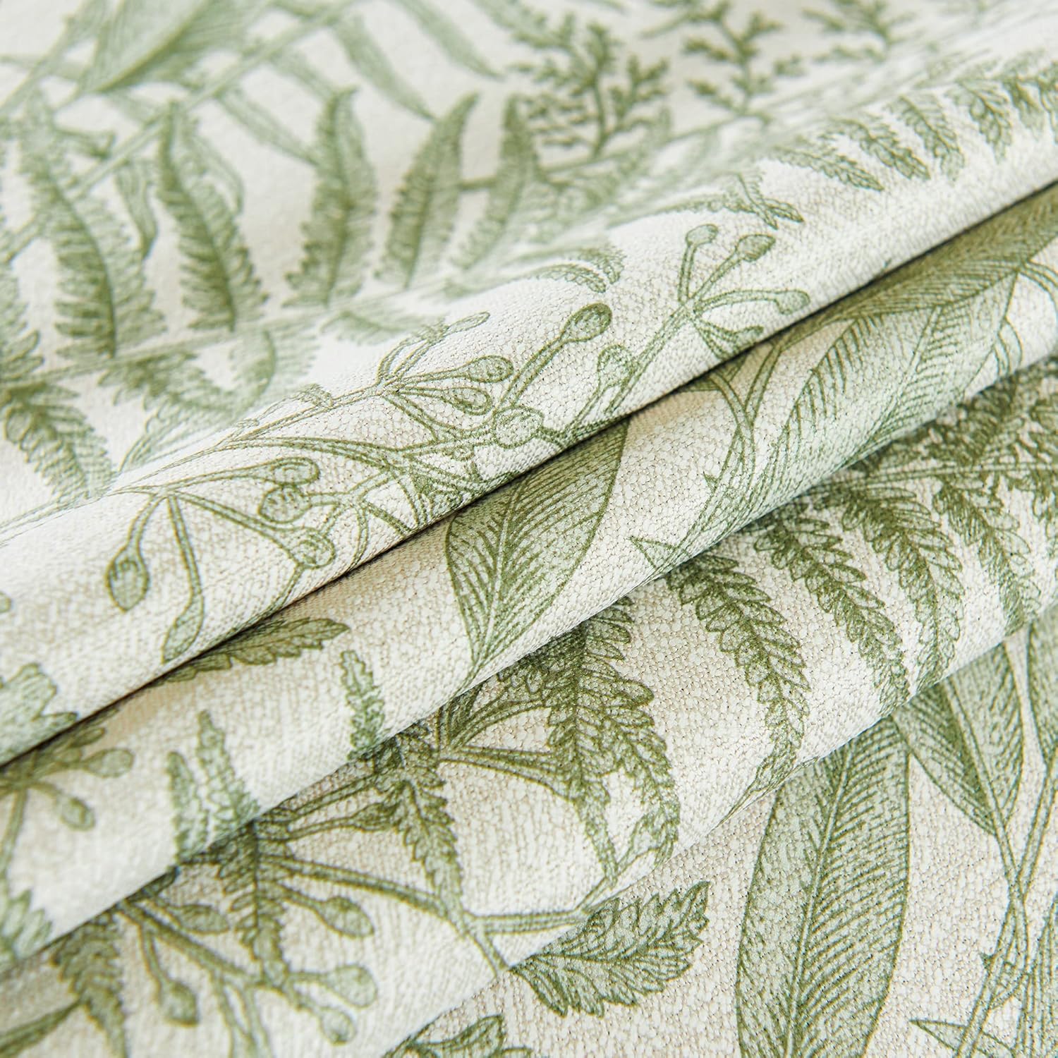 OSVINO Floral Bed Scarf 100% Microfiber Elegant Fade Resistant Bed Runner Bedspread Slipcover Bedding Decor for Wedding Room Bedroom, Green, Twin